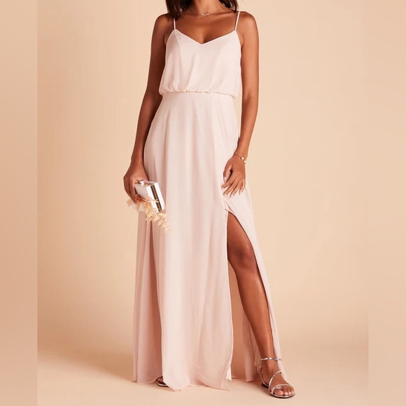 Birdy Grey Dresses & Skirts - Birdy Grey Gwennie w/ slit Blush Pink